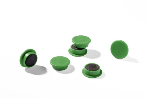 Durable Magnete, Industrieverpackung, 37 mm, 1000p, grün, 20 Stück, 475405 von Durable