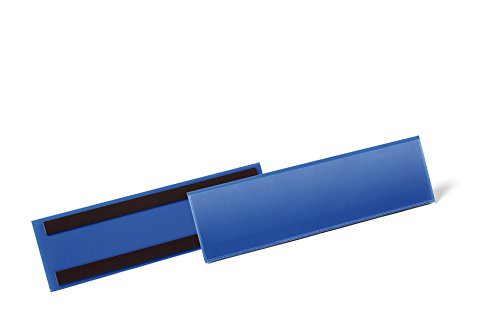 Durable Magnetische Etikettentasche, für Etiketten 1/3 A4 quer, Packung à 50 Stück, dunkelblau, 175807 Durable Magnetische Etikettentasche, für Etiketten 1/3 A4 quer, Packung à 50 Stück, dunkelblau, 175807 von Durable