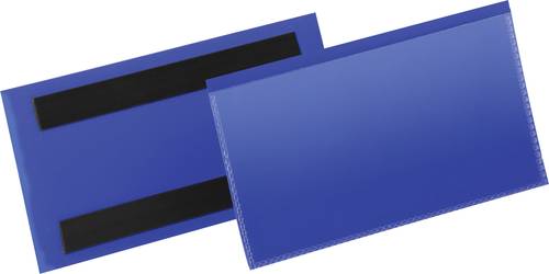 Durable Magnetische Etikettentasche 174207 Blau 150mm x 76mm von Durable