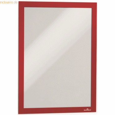 Durable Magnetrahmen Duraframe selbstklebend A4 rot VE=2 Stück Durable Magnetrahmen Duraframe selbstklebend A4 rot VE=2 Stück von Durable