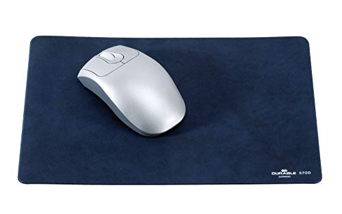 Durable Mausunterlage Mouse Pad extraflach, veloursähnlich, 300 x 200 x 2 mm, dunkelblau, 570007 von Durable