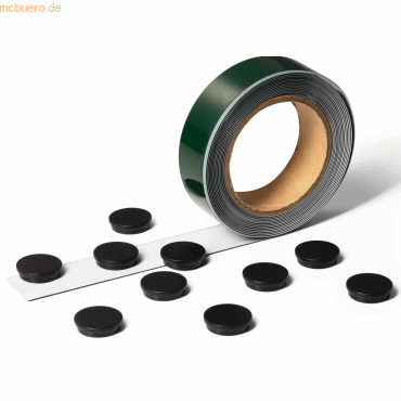 Durable Metallband magnetisch mit Magneten 5mx35 weiß von Durable