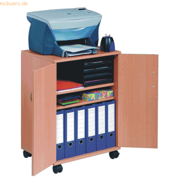 Durable Multifunktions-Wagen 74/53 geschlossen Buche von Durable
