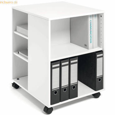 Durable Multifunktionswagen 3-seitig offen 6 Böden 528x737x592mm weiß Durable Multifunktionswagen 3-seitig offen 6 Böden 528x737x592mm weiß von Durable