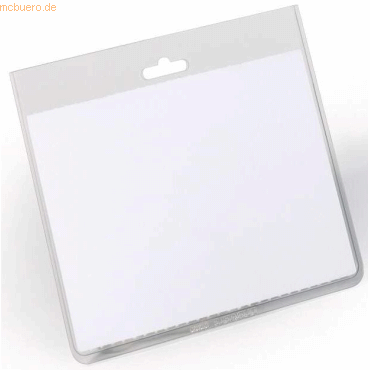 Durable Namensschilder 90x60mm Kunststoff transparent VE=5 Stück von Durable