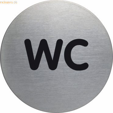 Durable Piktogramm WC Edelstahl Durable Piktogramm WC Edelstahl von Durable