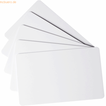 Durable Plastikkarten Duracard Light Cards 53,98x86,6x0,5mm blanko wei von Durable