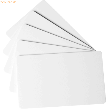 Durable Plastikkarten Duracard Light Cards 53,98x86,6x0,76mm blanko we von Durable