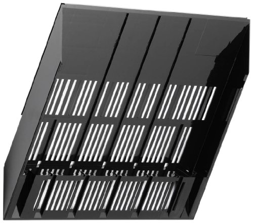 Durable Prospektspender Flexiboxx (A4 Extension Querformat, 348 x 280 x 35 mm) 1 Stück, schwarz, 1700761060 von Durable