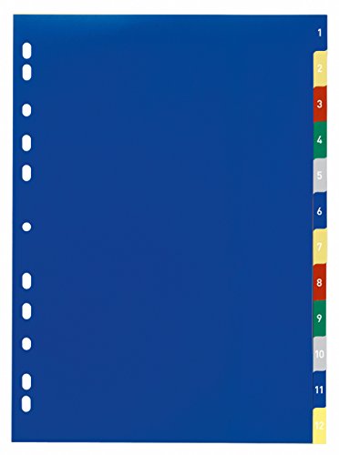 Durable Register 1-12 geprägt Taben, hoch volldeckend, 6750-27 Durable Register 1-12 geprägt Taben, hoch volldeckend, 6750-27 von Durable