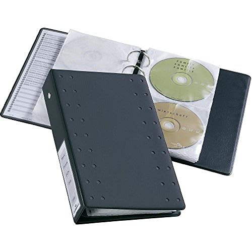 Durable Ringbuch CD/DVD Index 20, 1 Stück, anthrazit, 520458 von Durable