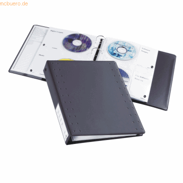 Durable Ringbuch CD/DVD Index 40 für 40 CD/DVD PP 270x65x315mm anthraz Durable Ringbuch CD/DVD Index 40 für 40 CD/DVD PP 270x65x315mm anthraz von Durable