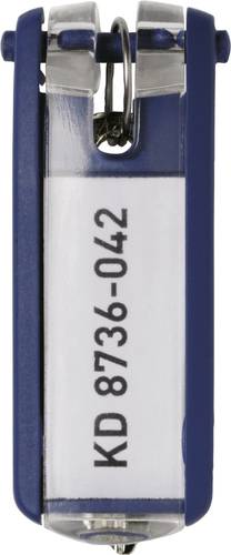 Durable Schlüsselanhänger 195707 Key Clip - 1957 Blau 6St. von Durable
