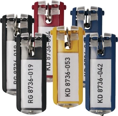Durable Schlüsselanhänger Key Clip farbig sortiert Ku. 195700 Durable Schlüsselanhänger Key Clip farbig sortiert Ku. 195700 von Durable