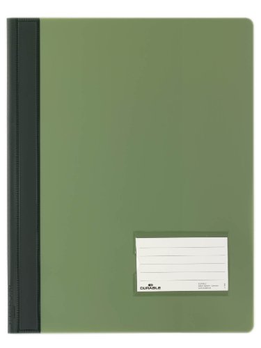 Durable Schnellhefter, überbreit, grün, 25er Packung, 268005 von Durable