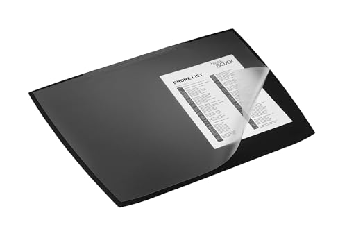 Durable Schreibunterlage ARTWORK 590x470 mm, Schreibtischunterlage mit transparenter Abdeckung PP, schwarz, 722101 Durable Schreibunterlage ARTWORK 590x470 mm, Schreibtischunterlage mit transparenter Abdeckung PP, schwarz, 722101 von Durable