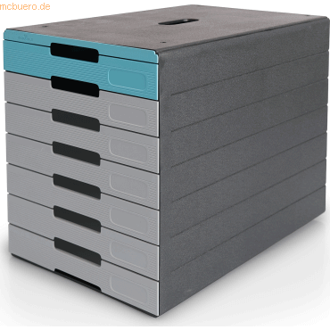 Durable Schubladenbox Idealbox Pro 7, 7 Schubladen geschlossen anthraz Durable Schubladenbox Idealbox Pro 7, 7 Schubladen geschlossen anthraz von Durable