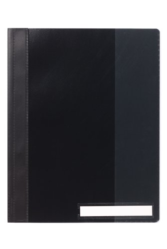 Durable Sichthefter, überbreit, schwarz, 25er Packung, 251001 von Durable