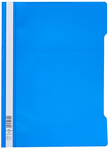 Durable Sichthefter (A4 Standard, PP) 25er Packung blau, 252306 von Durable