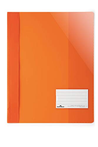 Durable Sichthefter für Din A4, Überbreite, orange, 25er Packung, 269009 von Durable