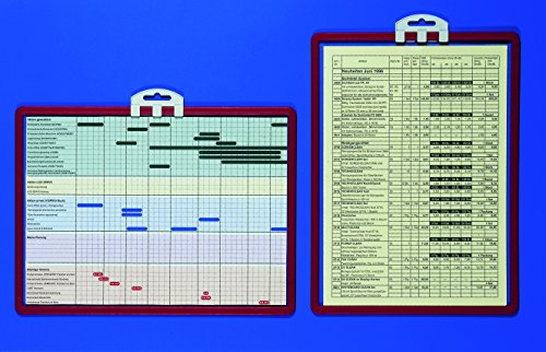 Durable Sichttafel Sherpa Infopanel A4, Beutel à 5 Stück, rot, 561303 von Durable