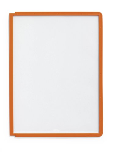 Durable Sichttafel Sherpa Panel A4, 5 Stück, orange, 560609 von Durable