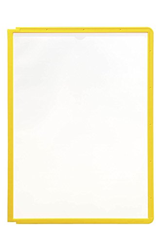 Durable Sichttafel Sherpa Panel A4, PP, A4, gelb, 5er Packung, 560604 von Durable
