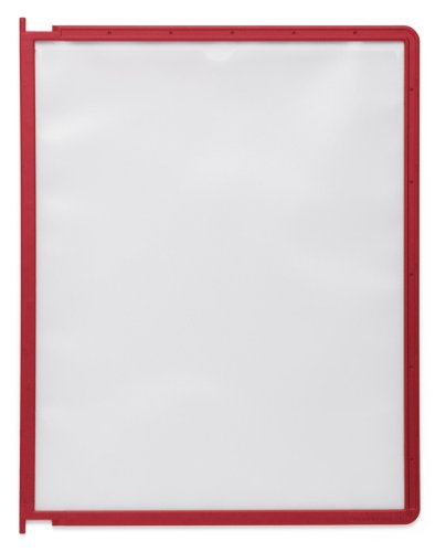 Durable Sichttafel Sherpa Panel Pin A4, 5 Stück, rot, 558203 von Durable