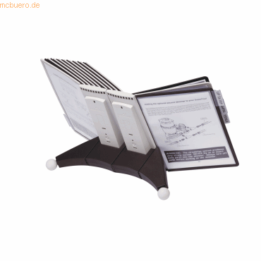 Durable Sichttafelständer System table Sherpa mit 20 Tafeln 533x275x30 von Durable