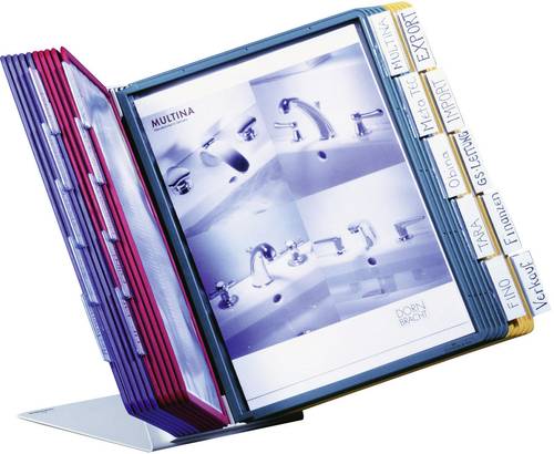 Durable Sichttafelständer VARIO TABLE 20 - 5699 Dunkelblau, Gelb, Grün, Rot DIN A4 Anzahl der mitg Durable Sichttafelständer VARIO TABLE 20 - 5699 Dunkelblau, Gelb, Grün, Rot DIN A4 Anzahl der mitg von Durable
