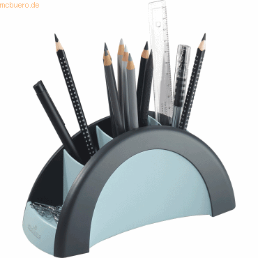 Durable Stifteköcher Pen Holder silber/schwarz von Durable