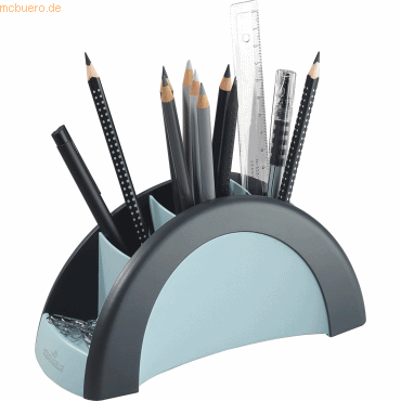 Durable Stifteköcher Pen Holder silber/schwarz Durable Stifteköcher Pen Holder silber/schwarz von Durable
