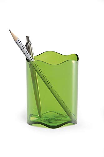 Durable Stifteköcher Trend, 1 Stück, grün transluzent, 1701235017 von Durable
