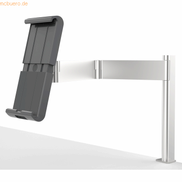 Durable Tablet-Tischhalter 7-13 Zoll mit Schwenkarm metallic silber von Durable
