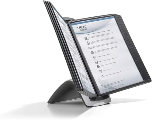 Durable Tisch-Sichttafelsystem Sherpa Style Table 10, mit 10 Sichttafeln A4, schwarz, 585501 Durable Tisch-Sichttafelsystem Sherpa Style Table 10, mit 10 Sichttafeln A4, schwarz, 585501 von Durable