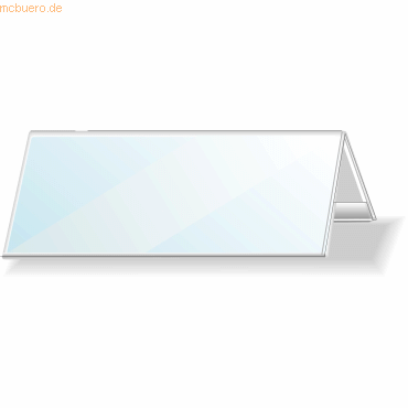 Durable Tischnamensschild 61/122x210mm Hartfolie VE=25 Stück Durable Tischnamensschild 61/122x210mm Hartfolie VE=25 Stück von Durable