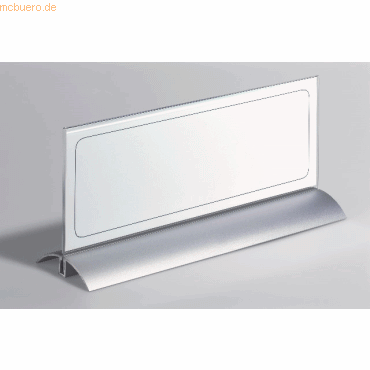 Durable Tischnamensschilder Desk Presenter de Luxe 105x297mm transpare von Durable