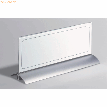 Durable Tischnamensschilder Desk Presenter de Luxe 105x297mm transpare Durable Tischnamensschilder Desk Presenter de Luxe 105x297mm transpare von Durable