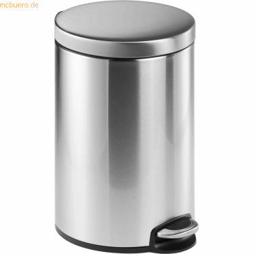 Durable Treteimer Edelstahl Rund 12 12 Liter silber metallic Durable Treteimer Edelstahl Rund 12 12 Liter silber metallic von Durable
