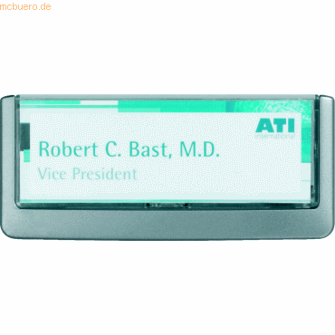 Durable Türschild BxH 149x52,5mm graphit/silber von Durable
