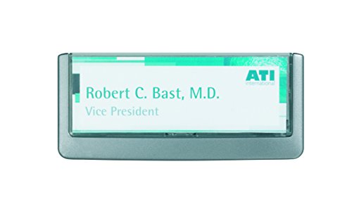 Durable Türschild Click Sign, 149 x 52,5 mm, zum Ankleben oder Anschrauben, graphit, 486037 von Durable