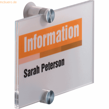 Durable Türschild Crystal Sign 148x105mm farblos Durable Türschild Crystal Sign 148x105mm farblos von Durable