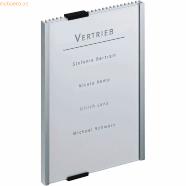 Durable Türschild Info Sign 149x210,5mm silber von Durable