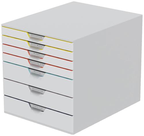 Durable VARICOLOR MIX 7 - 7627 762727 Schubladenbox Grau DIN A4, DIN C4 Anzahl der Schubfächer: 7 Durable VARICOLOR MIX 7 - 7627 762727 Schubladenbox Grau DIN A4, DIN C4 Anzahl der Schubfächer: 7 von Durable