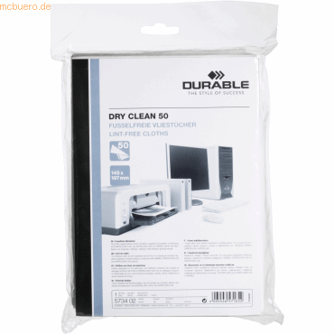 Durable Vliestuch Dry Clean VE=50 Stück von Durable