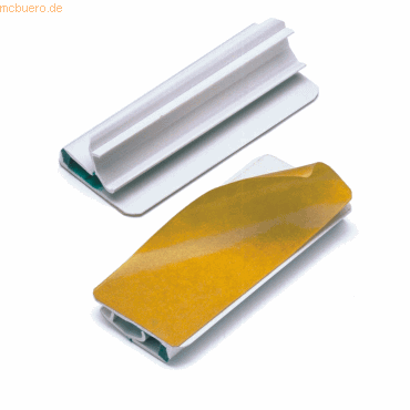 Durable Zettelhalter Varioclip für 1-20 Blatt 60x27x10mm weiß/grün 5 S von Durable