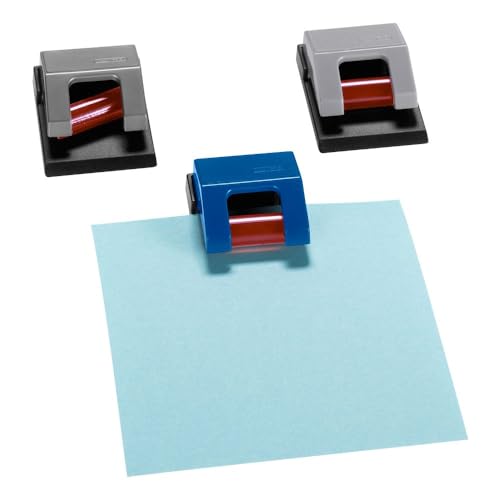 MAUL Rollenclips S | Klemmrollenautomatik zum sicheren Aufängen von Papier, Plakaten und Zeichnungen | selbstklebend | ideal für Büro, Werkstatt, Küche und Kinderzimmer | 10 Stück | Silber von Durable