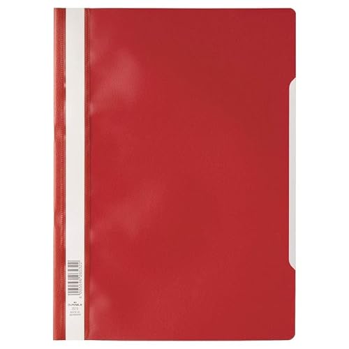 Schnellverschluss Strapazierfähiges A4 PP rot Schnellverschluss Strapazierfähiges A4 PP rot von Durable