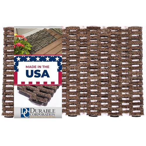 Stabiler Corporation Stoff dura-rug 400 Heavy Duty Tire Matte, für draußen und Vorraum, natur, 24"x36" von Durable