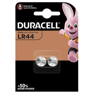 2 DURACELL Knopfzellen LR44 1,5 V 2 DURACELL Knopfzellen LR44 1,5 V von Duracell